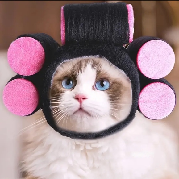 Cozy Cat or dog Hair Curlers costume NWT - Picture 6 of 6